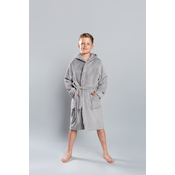 Boys Long Sleeve Bathrobe Mimas - Grey