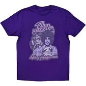 Thin Lizzy Vagabonds of the Western World Mono Distressed Purple M Majica