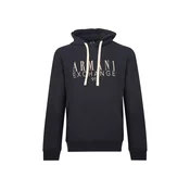 Armani Exchange  pulover s kapuco moški bombažen