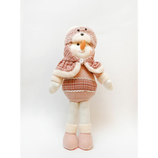 MAISON ADORABLE Novogodišnji plišani Sneško Belic 53 cm, Belo- roze