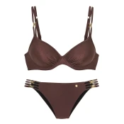 JETTE Bikini temno rjava
