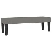 Vidaxl Klop temno siva 100x30x30 cm blago
