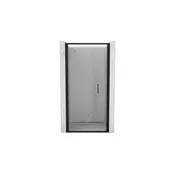 Mexen Exo zložljiva tuš vrata 90 cm, prozorna, črna - 816-090-000-70-00