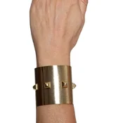 Addicted2 Zapestnica Nyx Noir bracciale color oro con le borchie zlata