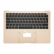 Apple MacBook Air 13 A1932 (2018 - 2019) - Zgornji okvir tipkovnice + tipkovnica UK (zlata)