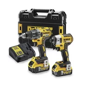 shumee DEWALT COMBO SET 18V VIJAČNIK DCD791 + IZVIJAČ DCF887 2 x 5.0Ah + KOVČEK TSTAK DCK268P2T