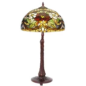 Casa Padrino luxury Tiffany table lamp multicolored A� 50 x H. 72 cm - Tiffany desk lamp - Living room decoration lamp - Desk decoration lamp - Luxury Tiffany lights