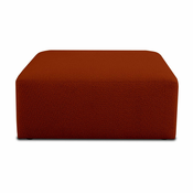 Opečnato oranžen modul za sedežno garnituro iz tkanine bouclé Roxy – Scandic