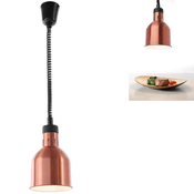 NEW Svetilka za segrevanje hrane - viseča valjasto-konična bakrena 250W