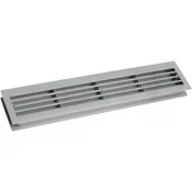 Prezračevalna rešetka za sobna vrata 454x90 mm siva