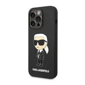 Maska za iPhone 15 Pro Max Karl Lagerfeld Hc Silicone NFT Ikonik crna