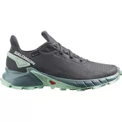 Salomon ALPHACROSS 4 GTX W, ženske tenisice za trail  trčanje, siva L47066800