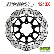 NG SPREDNJI ZAVORNI DISK KAWASAKI ZX6R 636 13-16, Z800 12-16, ZX10R 08-15, Z1000 15-16, ZZR1400 06-16, GTR1400 07-16, ZX14 07-15 (310X80X5) WAVE FLOATI