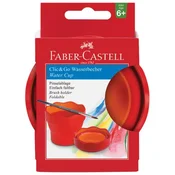 CAŠA ZA TEMPERE CLIC&GO FABER-CASTELL 181517 CRVENA BLISTER