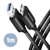 shumee AXAGON Podatkovni in polnilni kabel, 1 m | BUMM3-AM10AB | USB tipa A na USB tipa Micro-B