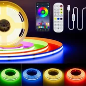 PAUTIX 3 m USB RGB COB LED trak z Bluetooth aplikacijo