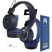 hoco. Slušalice bežicne / žicne, Bluetooth/ 3.5 mm, plava – W16 Cool motion Blue