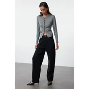Trendyol Milla Ženski pantalone Twoaw25Je00130, Crna