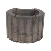Cvetlični krog Mini antracitno senčen O 30 cm x 20 cm