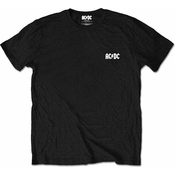 AC/DC Unisex Tee: Black Ice Black (Back Print/Retail Pack) S