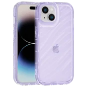 Aurora Wave maska za iPhone 13 - ljubicasta