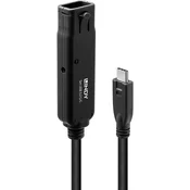 Lindy Lindy USB kabel 3.2 Gen 2 (3.1 Gen 2), 5m, USB C, 10 Gbit/s, Crni