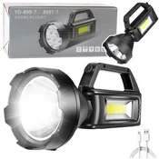 Delovna svetilka COB LED – Vsestranska prenosna svetilka z USB polnjenjem