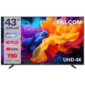 FALCOM Televizor Smart LED TV 4K UltraHD 43, Bluetooth ,WiFi - TV-43LTF024SM WOS