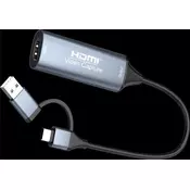 MicroConnect Kabel HDMI Video Capture link USB-C in USB-A