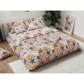 Bombažna posteljnina BROWN STARS bela Dimenzije posteljnine: 70 x 90 cm | 140 x 200 cm