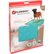 Flamingo pelena za pse - zelena XXL