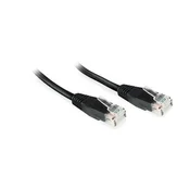 Omrežni kabel UTP CAT6 0.25M črn PVC