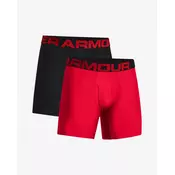 Boksarice Under Armour Tech 6in 2 Pack-RED