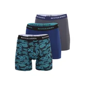 SCOTCH & SODA Boksarice  voda / temno modra / temno siva / temno zelena