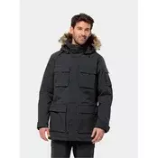 Jack Wolfskin Zimska jakna Glacier Canyon Parka 1107674 Črna Regular Fit