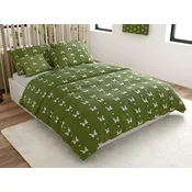 Posteljnina mikroflanel WHITE BOW zelena Dimenzije posteljnine: 70 x 90 cm | 140 x 200 cm