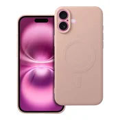 OEM SILICONE MAG COVER ovitek, združljiv z MagSafe, za iPhone 16 Plus, roza
