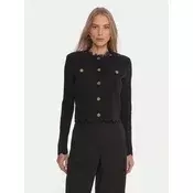 TWINSET Pletena jopica 252TP320A Črna Regular Fit