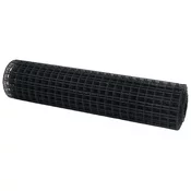 vidaXL Euro ograja Siva 1,2x25 m Jeklo