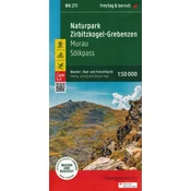 Freytag & Berndt Naravni park Zirbitzkogel-Grebenzen. Vodoodporna pohodniška karta WK 211. Objavljeno 2023.