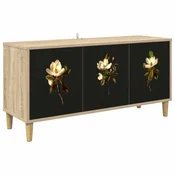 vidaXL TV omarica BREMEN 102 x 33 x 50 cm Sonoma Inženirski les