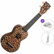 Mahalo MA1CH Art II Series Basic SET Cheetah Soprano ukulele
