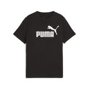 Womens Puma ESS No. 1 Logo Tee Youth, Black, Size 7-8Y, Age