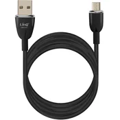 LINQ LinQ, Kabel USB na mikro-USB, hitro polnjenje, 3 A, sinhronizacija 1,2 m, Črna, (5000220226)