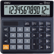 Kalkulator Deli Smart - EM01120, 12 dgt, crni