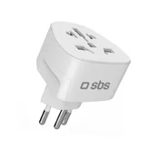shumee Potovalni adapter CH Švica - bel