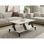 Hanah Home HANAH HOME Tabla - Anthracite, White klubska mizica, (20870105)