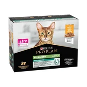 PRO PLAN Sterilized Adult, piščanec, 10x85g