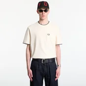 Majica Fred Perry Pocket Detail Pique T-Shirt Ecru XL