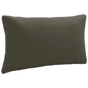 Vidaxl Hrbtna blazina PUTTEN 100% poliester Antracit 80 x 40 x 15 cm